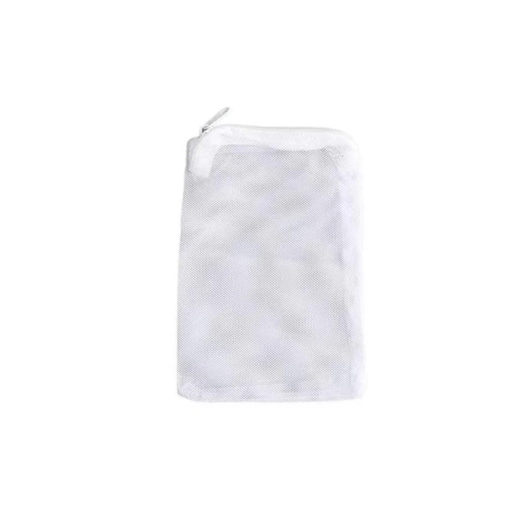 Isolation Bag Nylon Filter Bag Black White Reusable Filter Net Bag for Aquarium Fish Tank Pond Media Isolation Bag Peaceful Pleasures Health and Wellness White-20x30cm