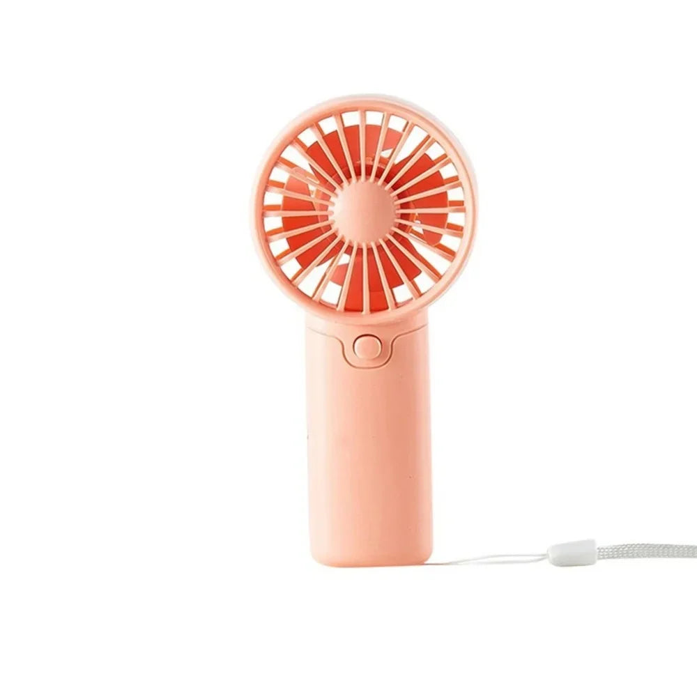 Cute Mini Portable Handheld Fan | Low Noise, AAA Battery Powered