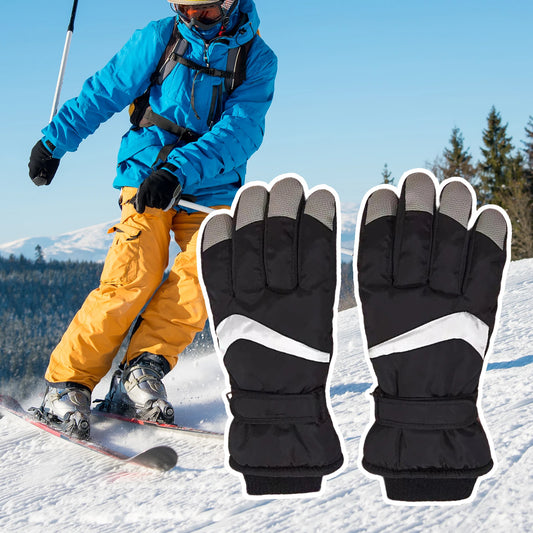 Winter Touchscreen Ski Gloves – Fleece-Lined Windproof Unisex Winter Ski Gloves Peaceful Pleasures Health and Wellness
