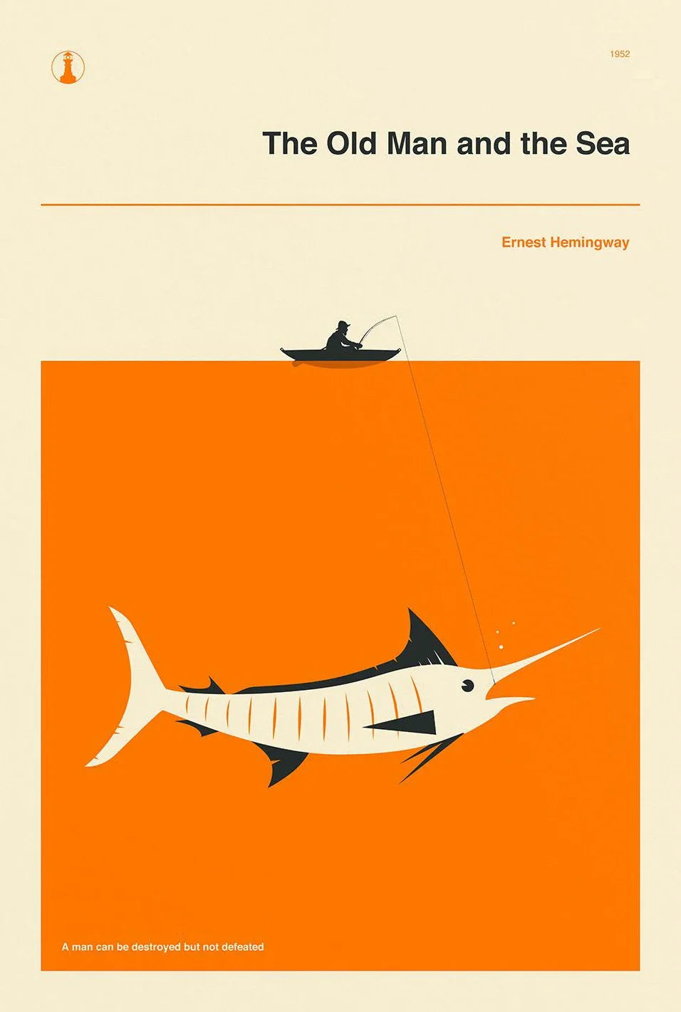 Classic Book Cover Moby-Dick Alice in Wonderland Minimalist Poster Print Canvas Painting Wall Art Pictures for Room Home Deco Peaceful Pleasures Health and Wellness DM78-7 20x30cm