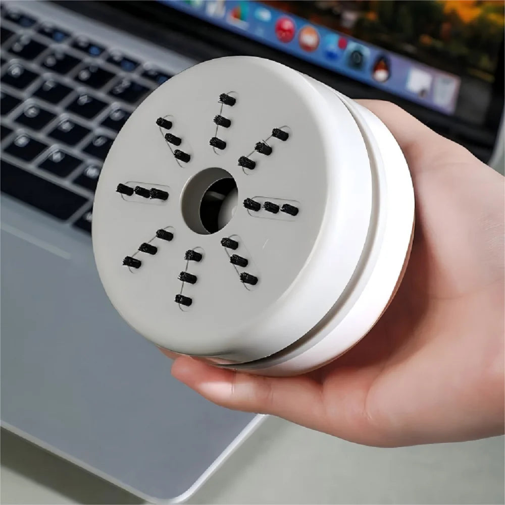 Desk Dust Vacuum with Clean Brush USB Charging for Home Office Table Sweeper Desktop Cleaner Mini Vacuum Cleaner Peaceful Pleasures Health and Wellness