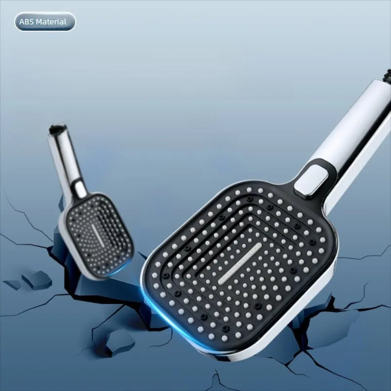 3 Mode Adjustable Shower Head Rainfall Shower Large Flow Showerhead High Pressure Water Saving Shower Mixer Bathroom Accessories Peaceful Pleasures Health and Wellness