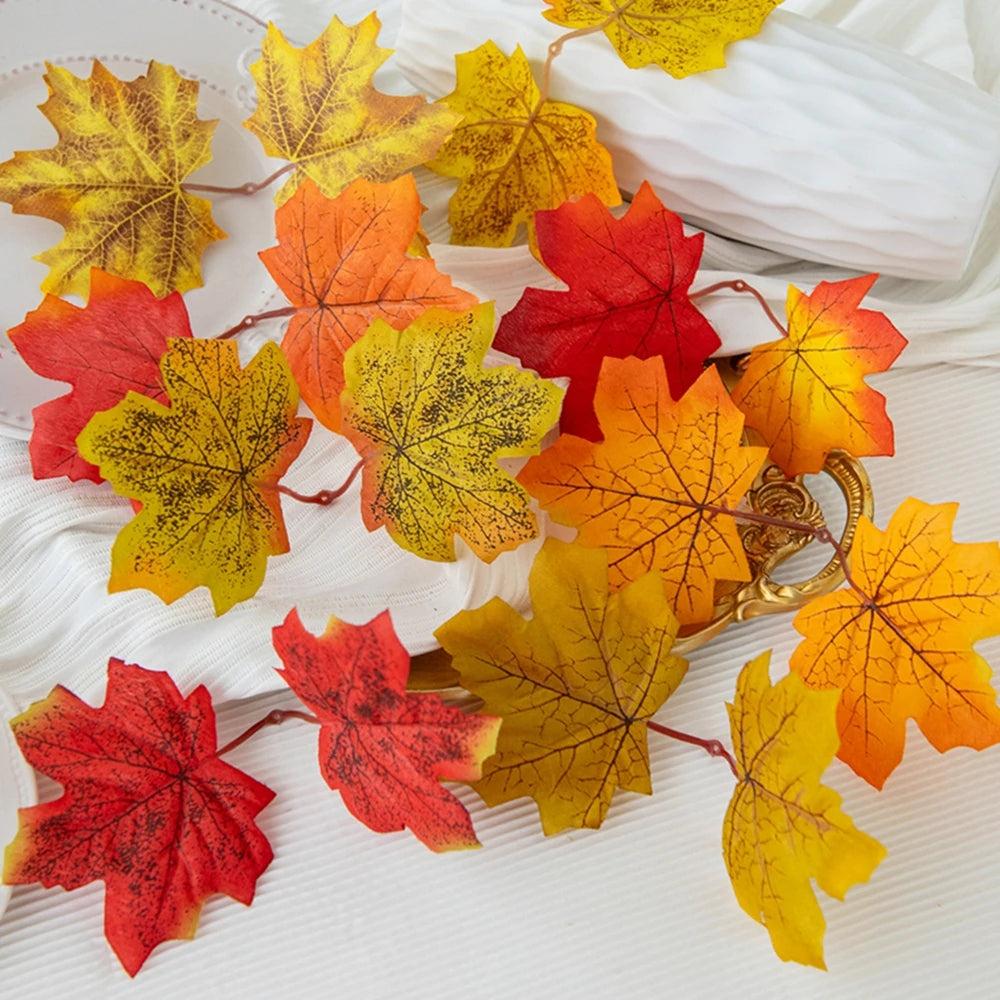 Silk Maple Leaf Artificial Flowers | Wreath & Seasonal Décor
