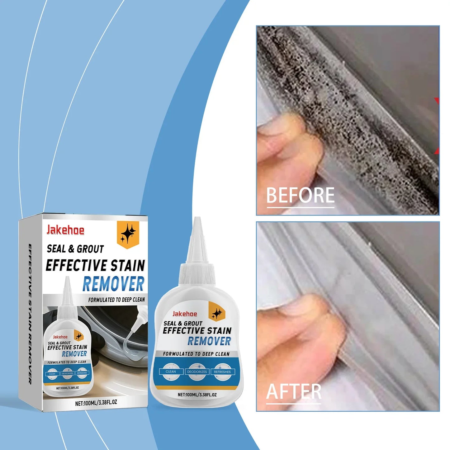 Jakehoe Stain Removal Gel – Sealing Ring & Grout Cleaner