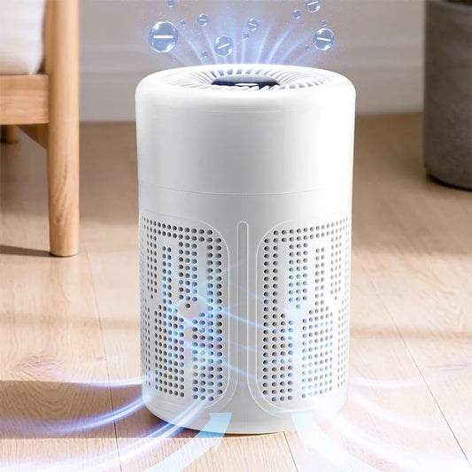 AFDEAL Mini Desktop HEPA Air Purifier – Negative Ion & Aromatherapy Desktop Air Purifier Oasis Select