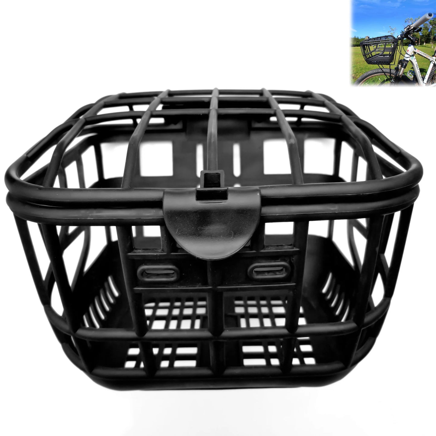 Large Bicycle Back Basket Cart Easy to Install & Sturdy Bicycle Baskets for Adult Women/Men Use Peaceful Pleasures Health and Wellness
