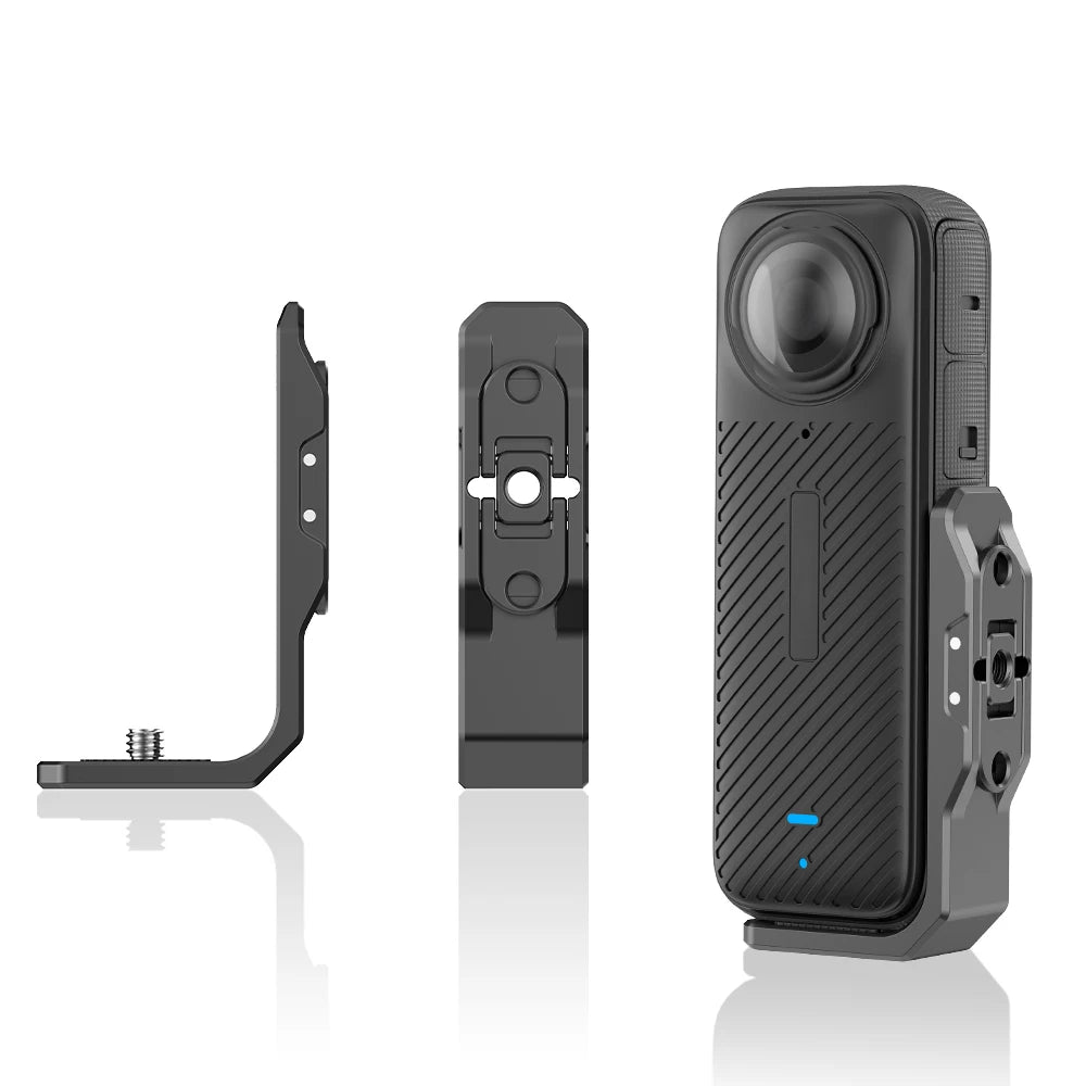 Tight And Durable For Insta360 X4 Horizontal Shooting Bracket Sports Camera Shooting Fixed Clip Support Accessories Peaceful Pleasures Health and Wellness