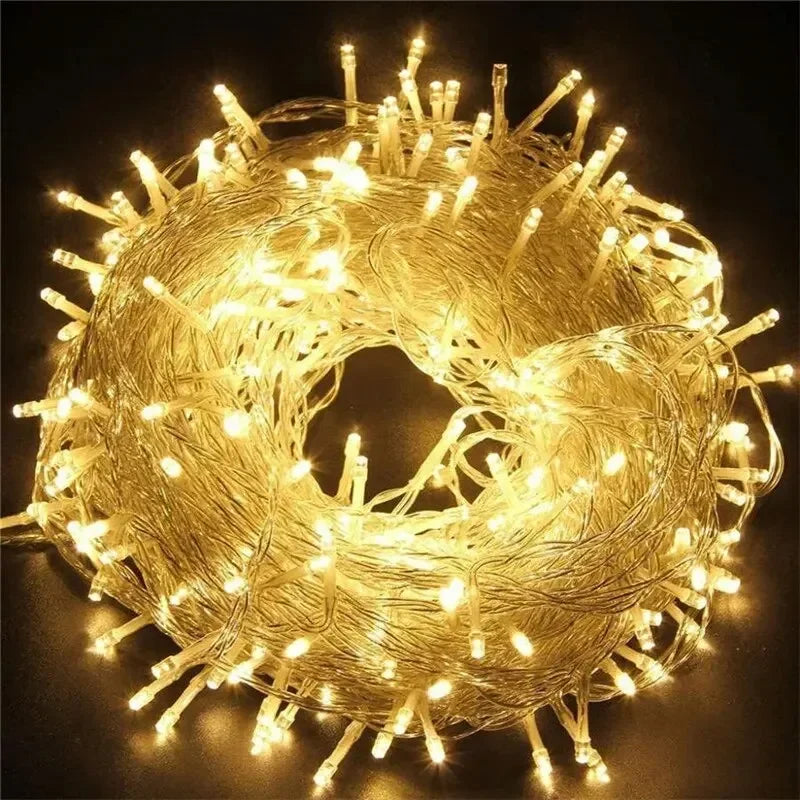 10M LED Fairy String Lights | 100 LEDs, 8 Modes, Indoor & Outdoor
