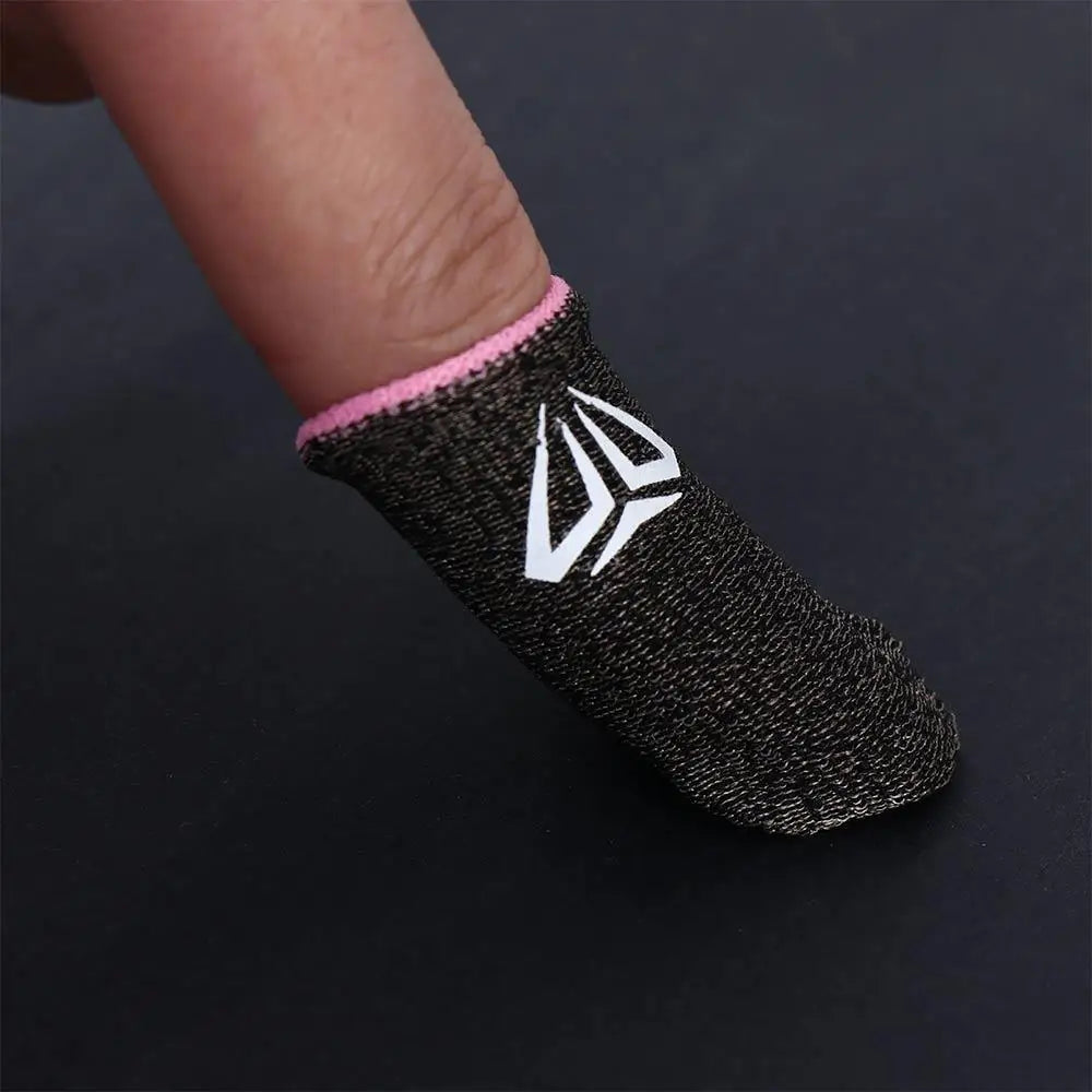 Mobile Games Touch Screen Gamer Fingertips Sleeve Sweatproof Thumb Gloves Gaming Finger Cover Finger Sleeve Fingertip Gloves Peaceful Pleasures Health and Wellness
