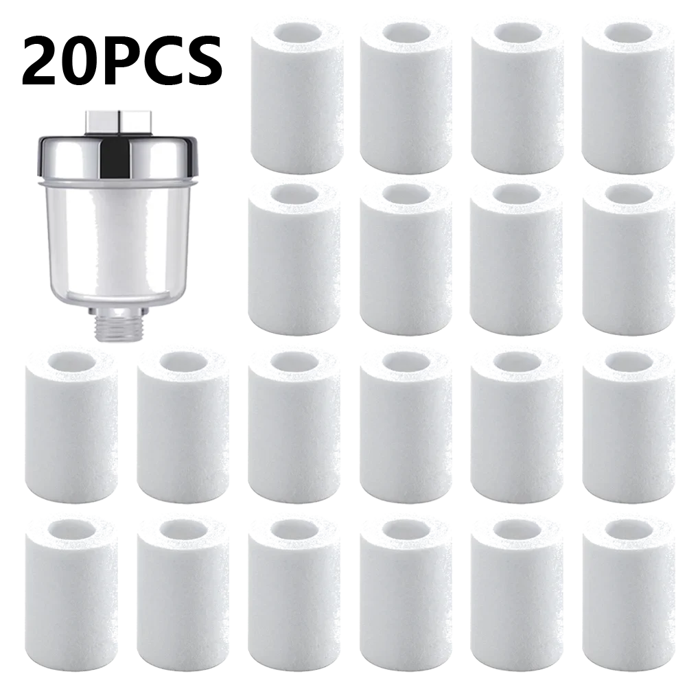 Universal Shower & Faucet Water Filter | 5-Micron PP Cotton