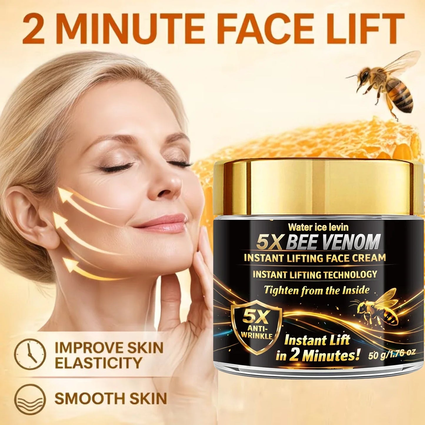 Bee Venom Retinol Face Cream – Collagen Firming Anti-Aging