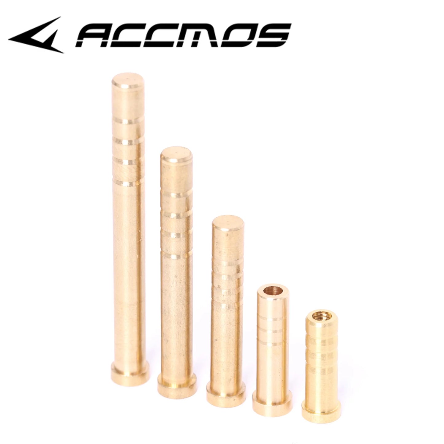 6 Archery Insert Copper Brass Base Weight 37 50 100 150 200 Grain