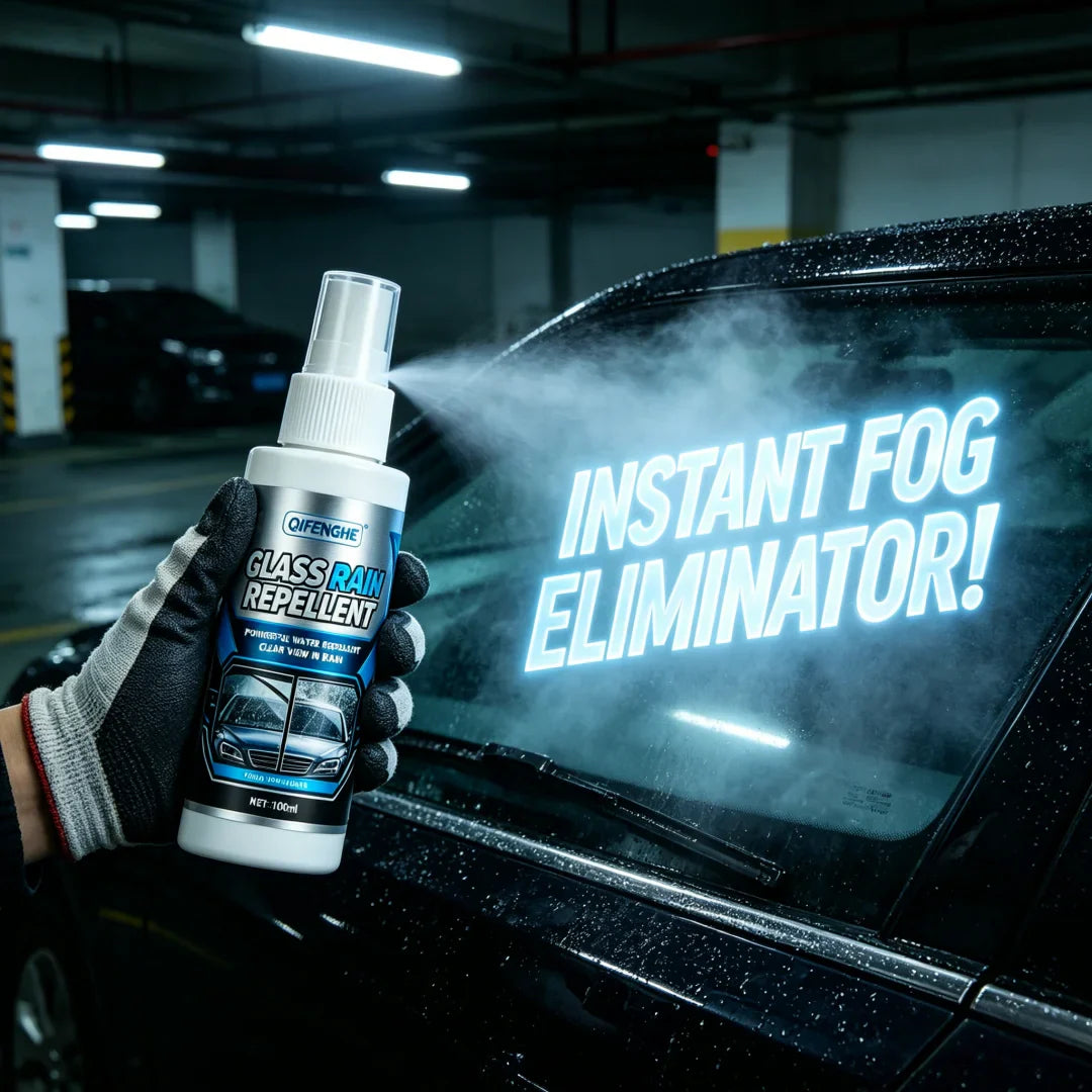 Glass Rain Repellent Spray for Car Windshield & Mirrors