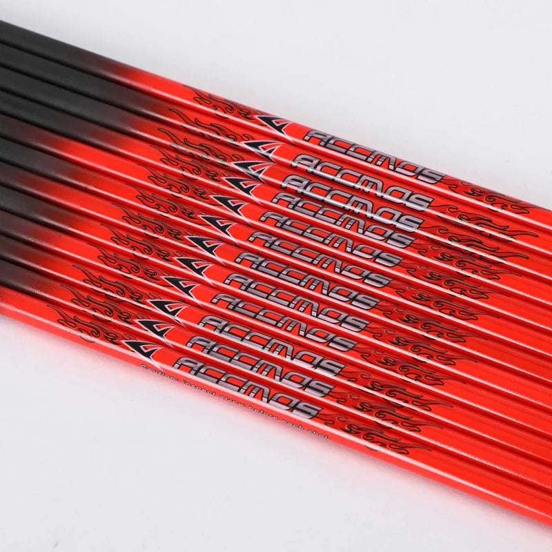 12 ACCMOS Arrow Shaft Pure Carbon Spine 300 340 400 500 600 700 800