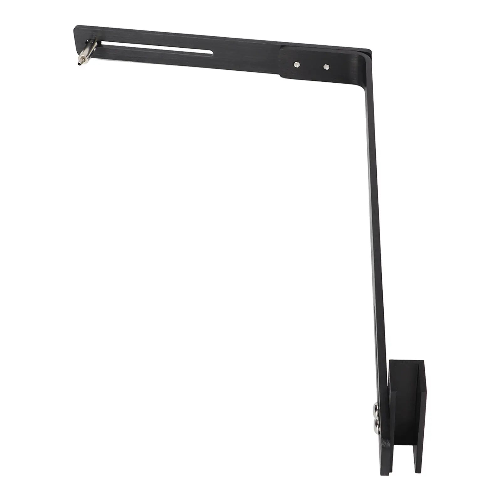 0-1.3mm Chickness Clip-on Fish Tank Lamp Holder Aluminum Alloy Rust-proof Light Bracket Aquarium Chandelier Hanging Rack Peaceful Pleasures Health and Wellness