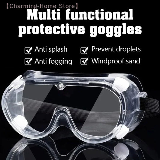 Anti-Fog Safety Goggles | Clear Polycarbonate Protective Eyewear Safety Goggles Peaceful Pleasures Health and Wellness