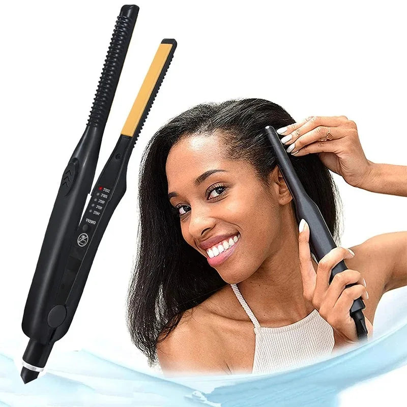 URGGU Pencil Flat Iron – Mini Hair & Beard Straightener