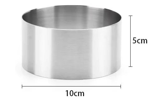 Stainless Steel Round Cake Ring Mold | Mousse & Pastry Cutter