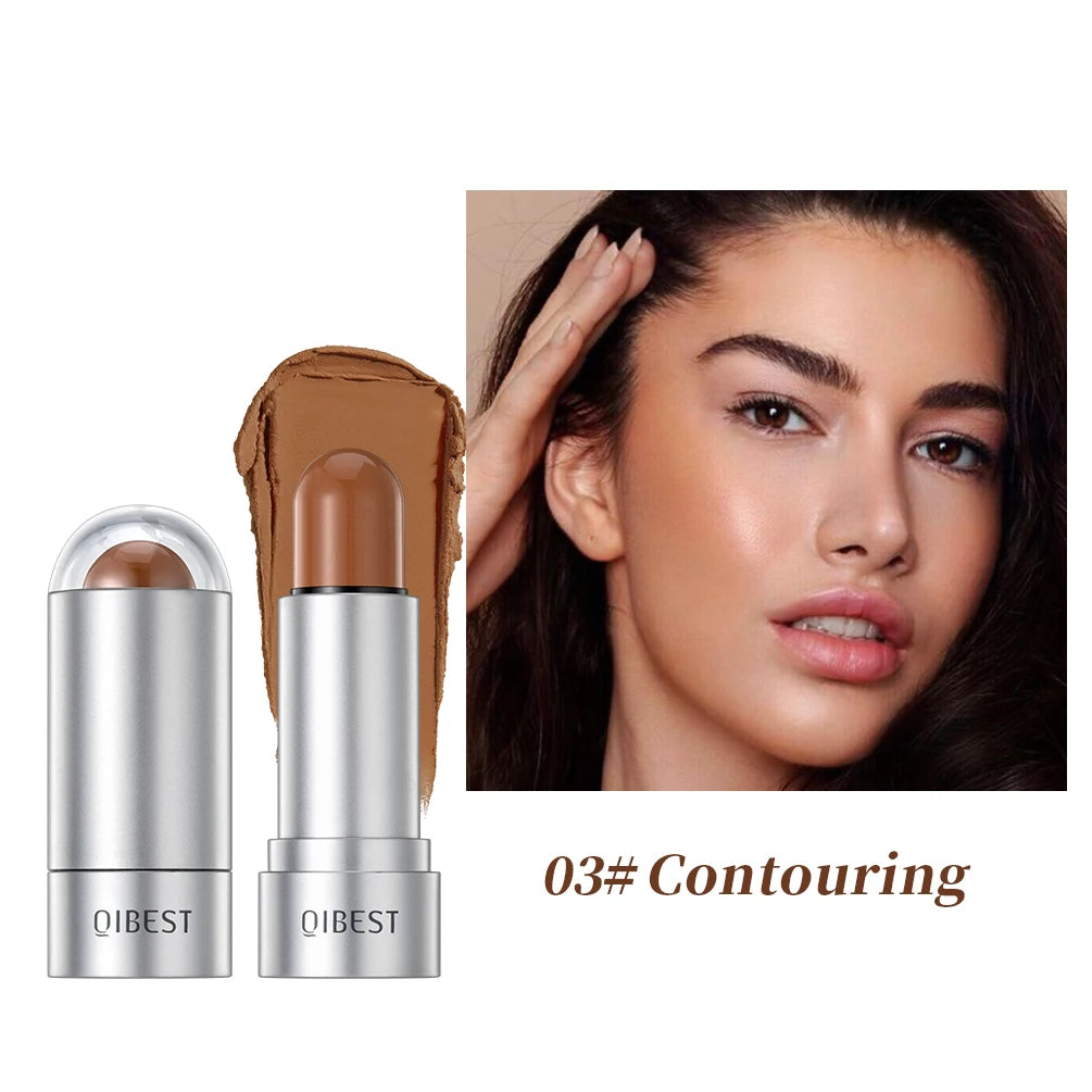 Face Contouring Bronzer Stick Multifunctional Highlighter Brightening Silkworm Blusher Rouge Cream Modify Concealer Pen Makeup Peaceful Pleasures Health and Wellness 03