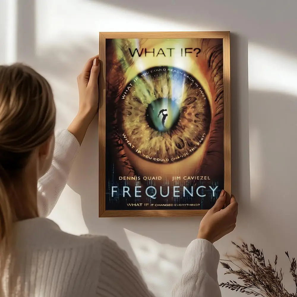 Movie Frequency Poster – HD Self-Adhesive Waterproof Wall Art Wall Art Poster Peaceful Pleasures Health and Wellness White3 30X40cmNoframe