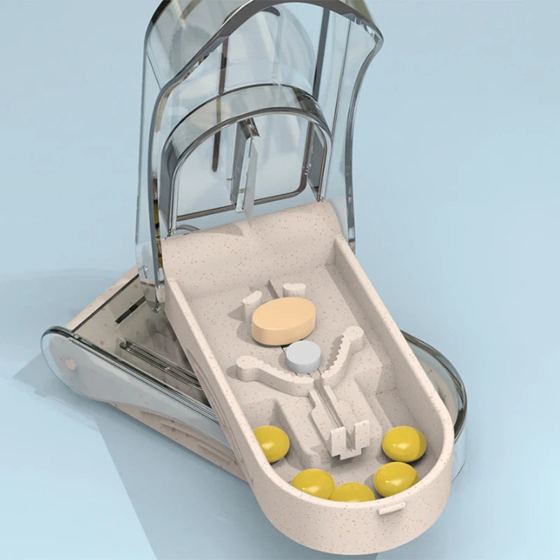1pcs Portable Pill Cutter Splitter Divide Medicine Storage Tablet Splitters Cut Slicer Home Pill Cases Dispenser Pill Box Peaceful Pleasures Health and Wellness