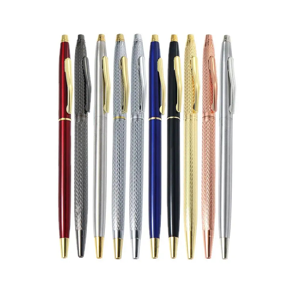 Ink Smooth Black Ink Gift School Office Supply Writing Tools Stationery Ballpoint Pen Metal Pen Sign Pen Gel Pen Peaceful Pleasures Health and Wellness
