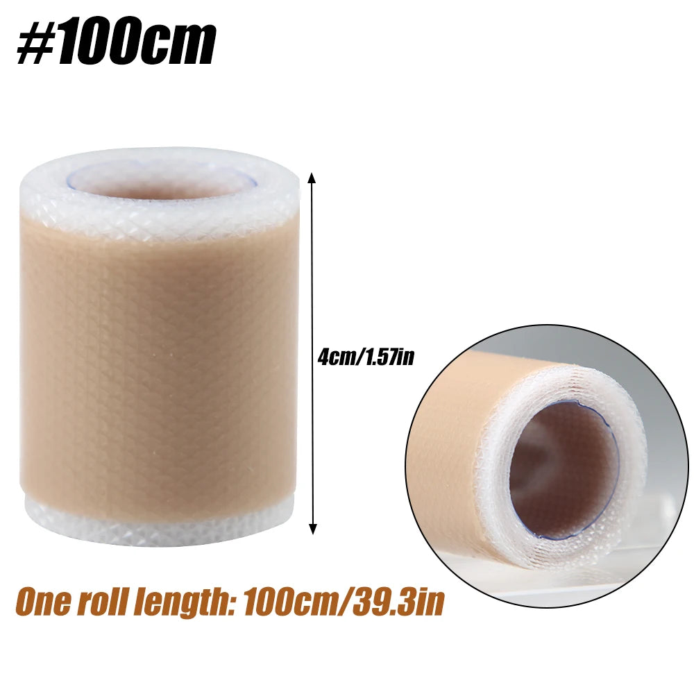 Silicone Scar Tape Roll – Keloid, Surgical & Acne Scar Sheets Silicone Scar Tape Peaceful Pleasures Health and Wellness 100CM-1Roll