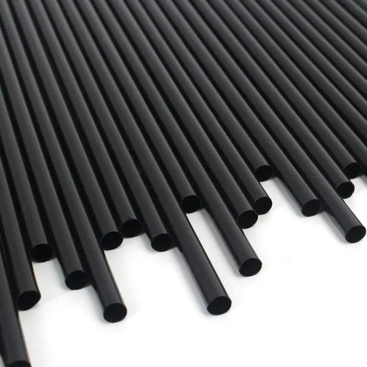 19cm Black or Clear Plastic Straws Indvidually Wrapped BPA free Drinking Straws 7.75 Inches or 9 Inches Bended Straws Beverage Peaceful Pleasures Health and Wellness