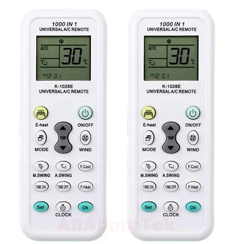 Air Conditioning Universal Remote Control One Click Settings For All Mainstream Brands Without Code LCD Display 1000 In 1 Peaceful Pleasures Health and Wellness