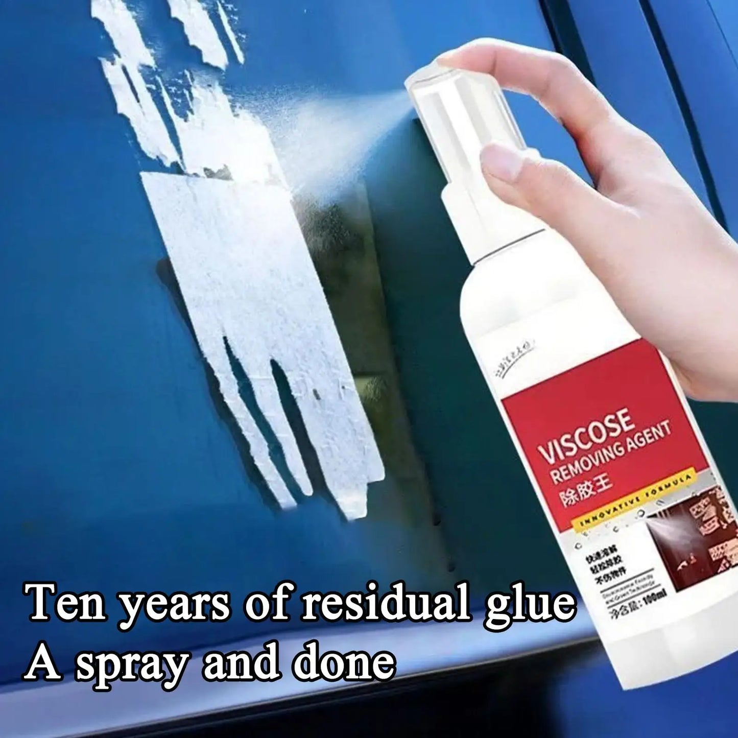 100ml Powerful Adhesive Remover Spray Multi-Surface Glue Cleaner For Car Wall Floor, Effective On Sticky Residues Tape Gum Peaceful Pleasures Health and Wellness