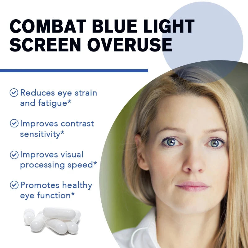 Lutein & Zeaxanthin - Eye Health Vitamins, Relieve Eye Fatigue, Protect Vision, Vision Health Dietary Supplement Peaceful Pleasures Health and Wellness