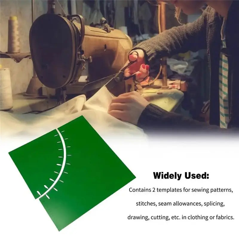 A36T-Quilting Ruler Template Free Motion Quilting Rulers & Templates For Machine Quilting Easy To Use Curved Acrylic Sewing Peaceful Pleasures Health and Wellness