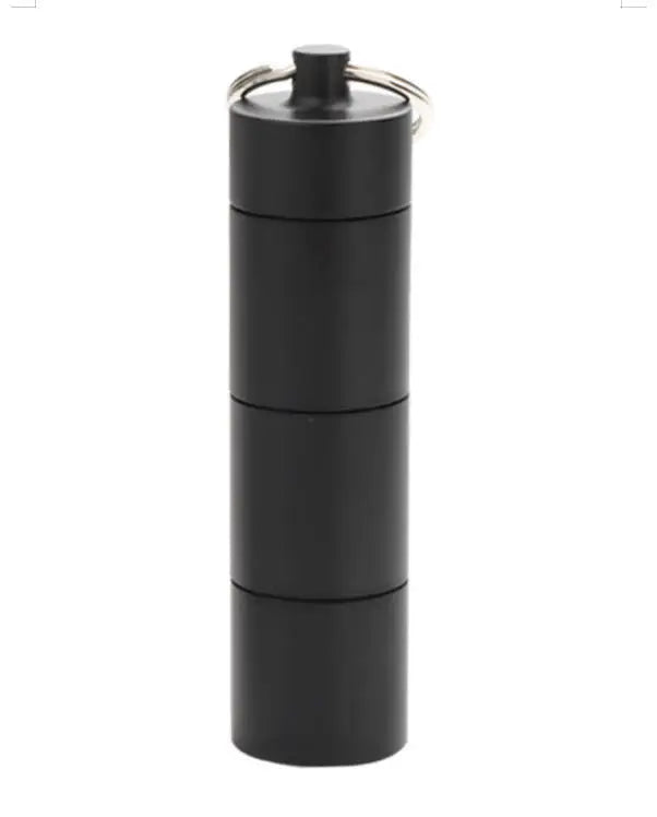 Waterproof Aluminum 3-Layer Pill Container | Outdoor Travel Box