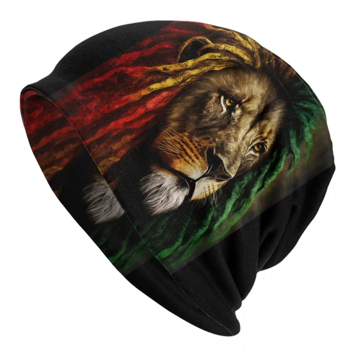 Jamaica Flag Knit Beanie Hat | Unisex Jamaican Pride Skull Cap