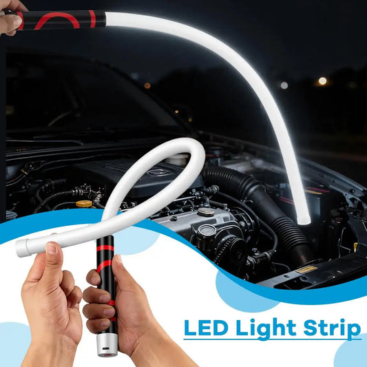 Multi-Functional Bendable LED Light Bar High Power Portable Home Auto Repair Outdoor Flashlight Lighting Use For Daily Use Tools Peaceful Pleasures Health and Wellness