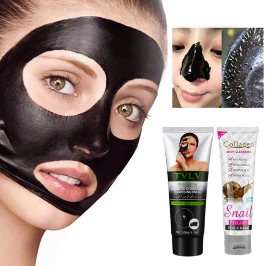 Snail Peel-Off Black Face Mask 120g – Deep Cleanse & Pores Peel-Off Face Mask Oasis Select