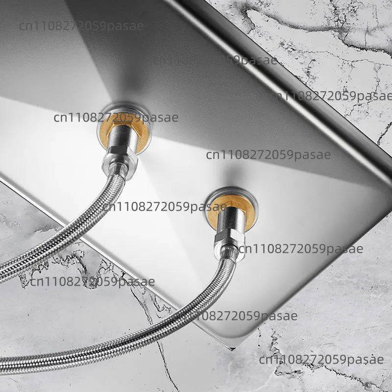 Stainless Steel Embedded Cup Washer Sink | Coffee Bar