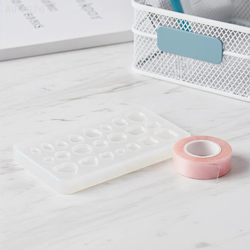 3D Nail Art Silicone Mold – Gemstone Resin Casting DIY Tool