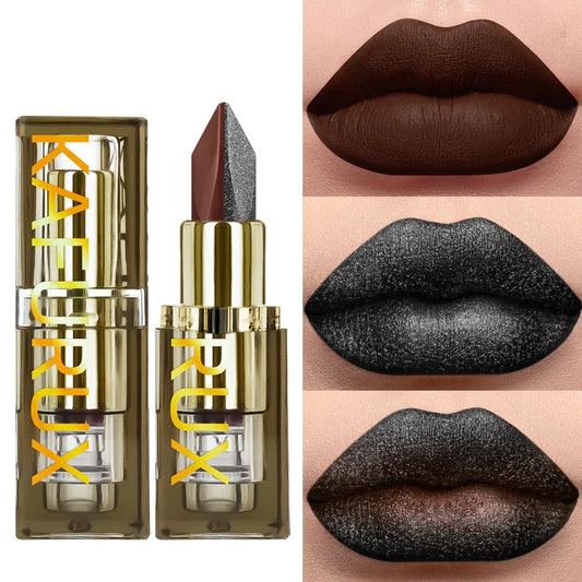 KAFURUX Two-Tone Lipstick | Waterproof Glitter & Matte Lip Tint Two-Tone Lipstick Oasis Select 107