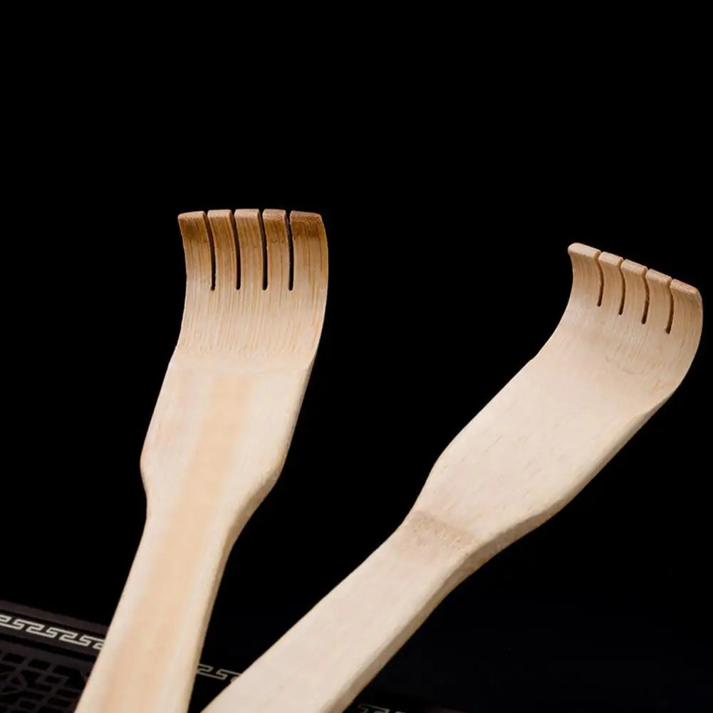 1/2pcs Bamboo Wooden Back Scratcher Massager Back Scratching Rake Household Relax Back Massage Relaxation Tools Peaceful Pleasures Health and Wellness