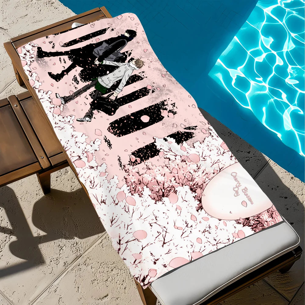 Sekai-ichi Hatsukoi Anime Beach Towel – Quick Dry & Soft Anime Beach Towel Peaceful Pleasures Health and Wellness z2 STJ70x140CM
