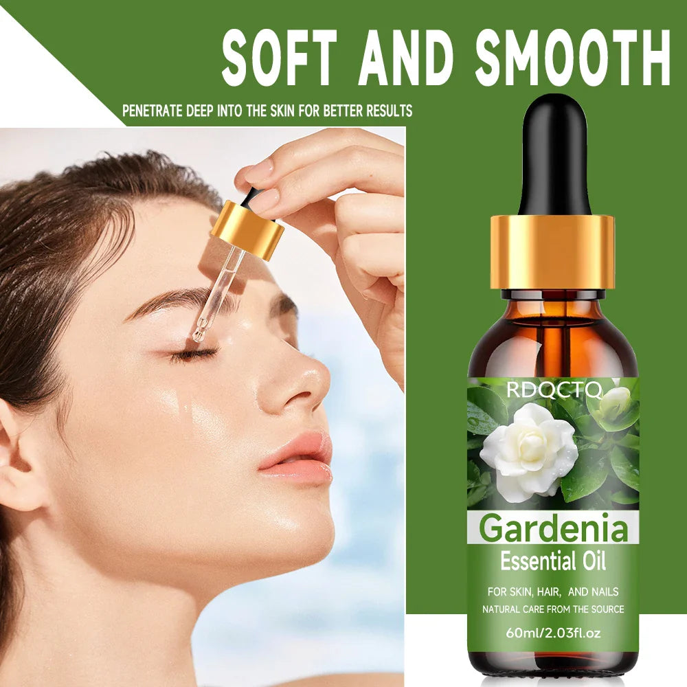 Natural Gardenia Essential Oil for Skin, Hair & Nails 40/60ml