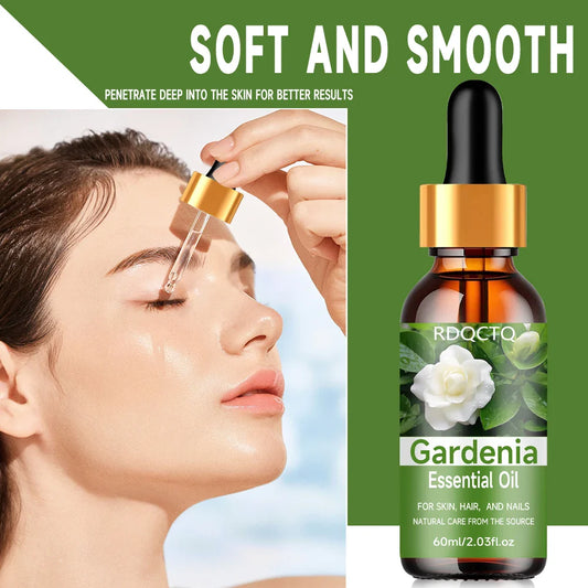 Natural Gardenia Essential Oil for Skin, Hair & Nails 40/60ml Essential Oil Oasis Select