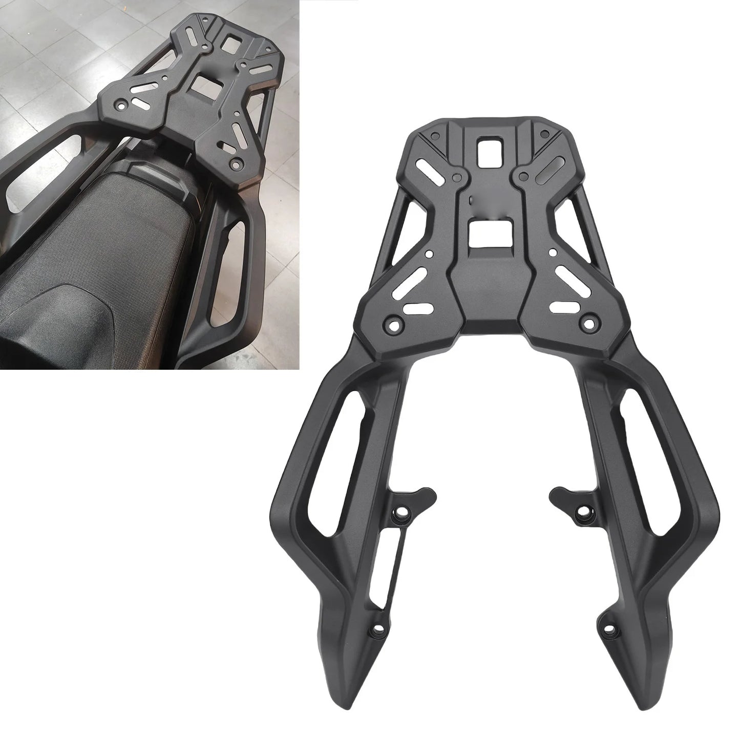 Aluminum Rear Luggage Rack for Honda NC750X 2016–2025