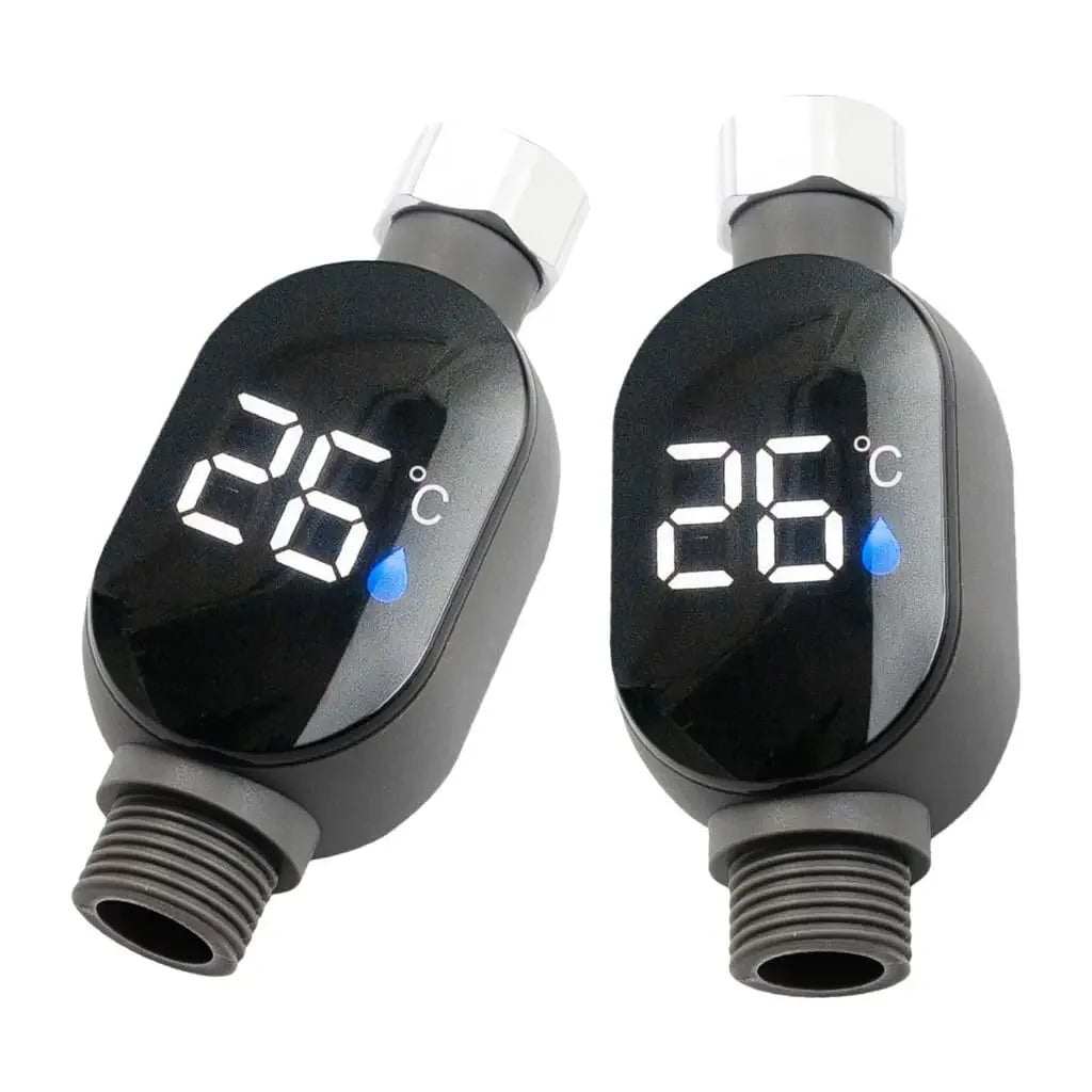Digital LED Shower Thermometer | Tri-Color Water Temp Display