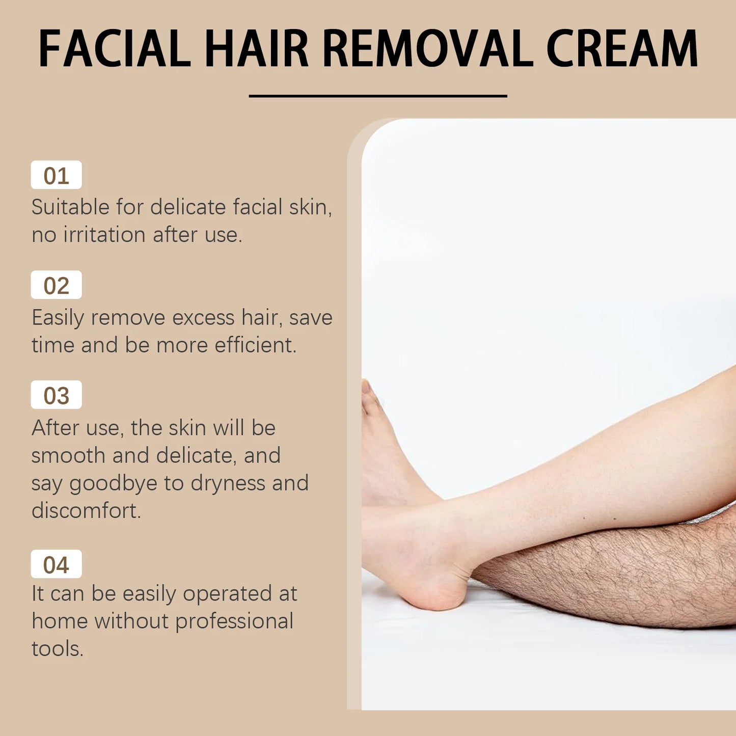 Coconut Hair Removal Cream – Painless, Soothing & No Irritation
