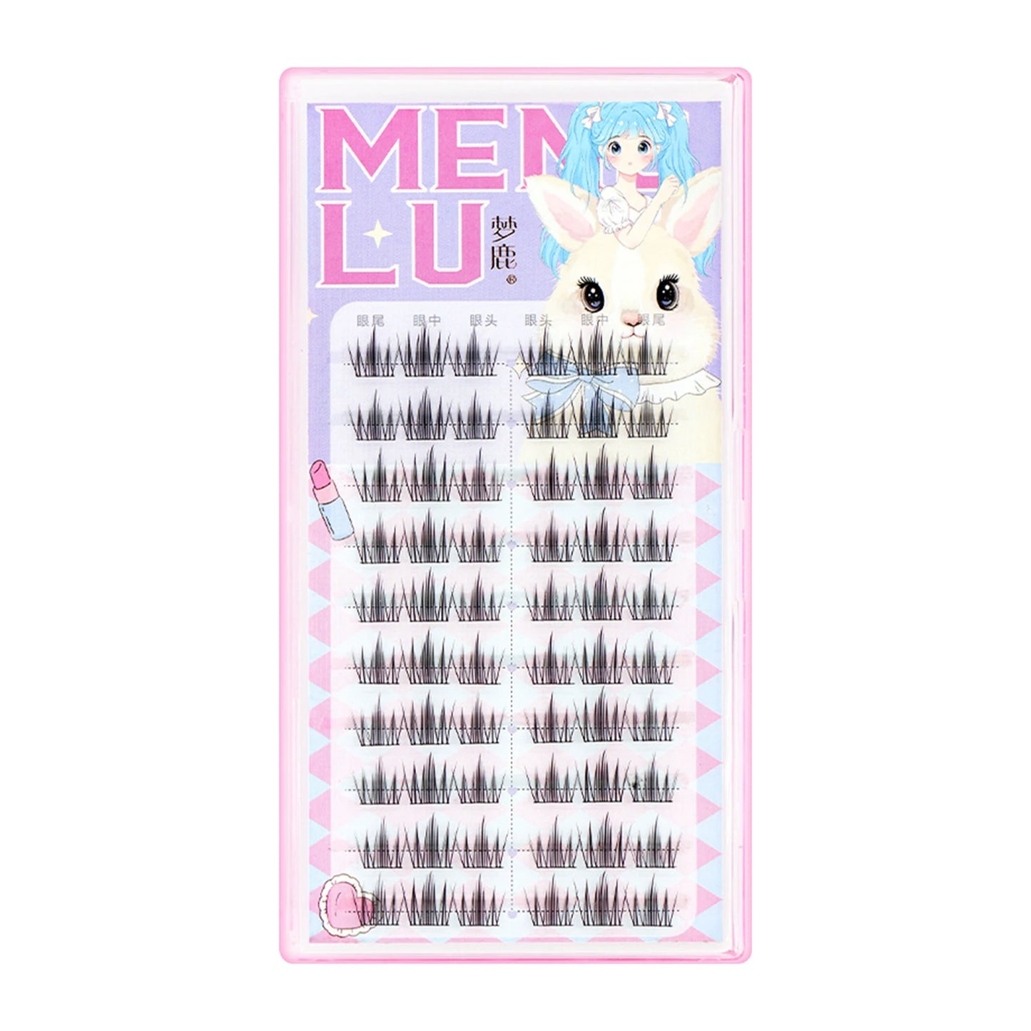 10-Row DIY Cluster Lashes | Natural Volume Eyelash Extensions