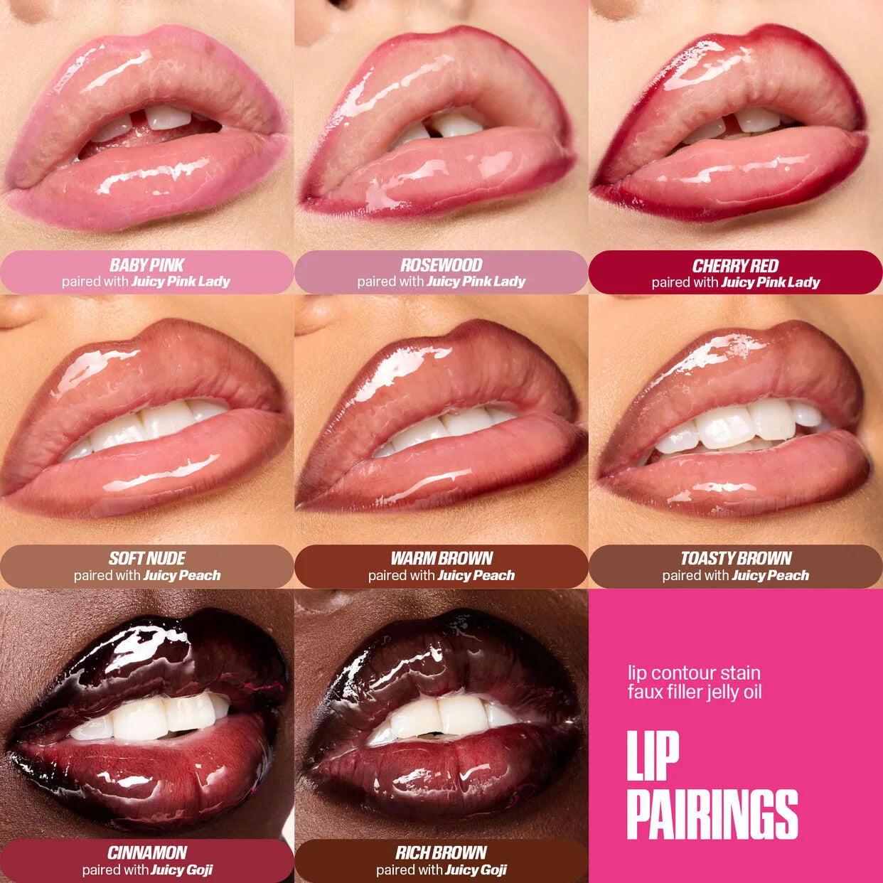 Velvet Matte Waterproof Lip Liner Pencil – Nude & Cherry Red