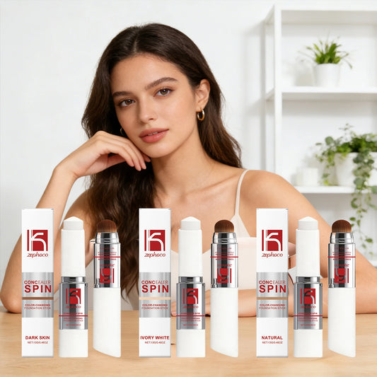 Color-Changing Foundation Stick Hydrating Full Coverage Matte Finish Brightening Pore Minimizing High Coverage Foundation Cream Peaceful Pleasures Health and Wellness