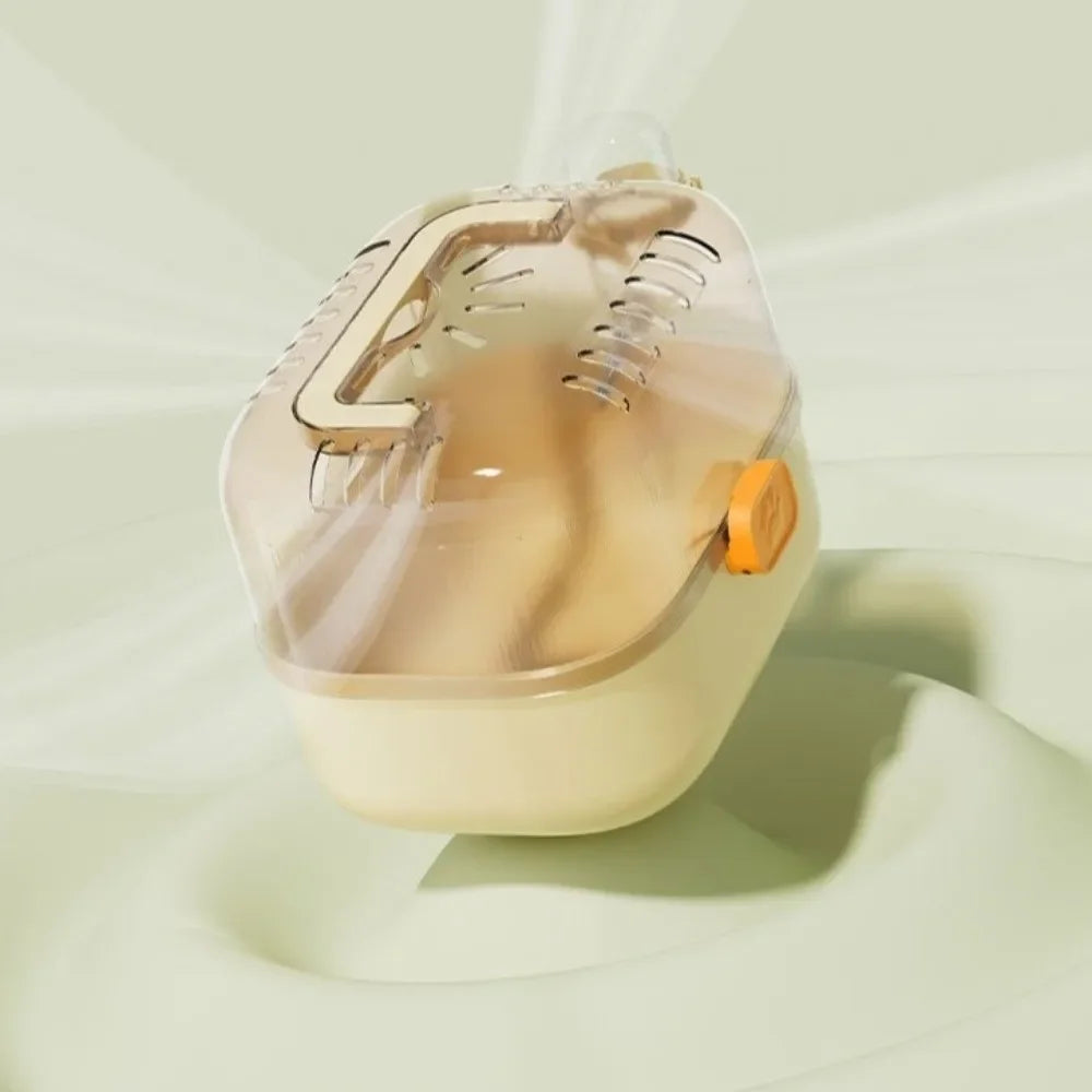 Portable Hamster Travel Carrier Cage – Ventilated & Escape-Proof